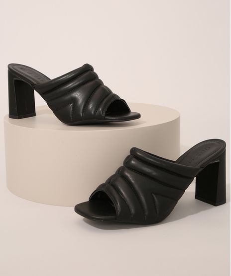 Tamanco-Feminino-Oneself-Salto-Alto-Matelasse-Preto-9985428-Preto_1