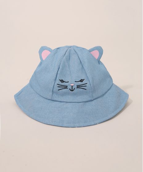 Chapeu-Bucket-Hat-Infantil-Gatinho-com-Orelhas-Azul-9984235-Azul_1