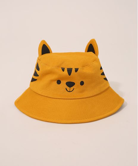 Chapeu-Bucket-Hat-Infantil-Tigre-com-Orelhas-Amarelo-9984238-Amarelo_1