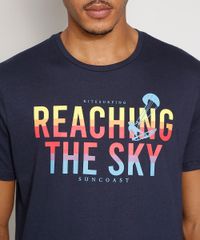 Camiseta-Masculina-Manga-Curta--Reaching-The-Sky--Gola-Careca-Azul-Marinho-9977440-Azul_Marinho_2