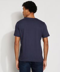 Camiseta-Masculina-Manga-Curta--Reaching-The-Sky--Gola-Careca-Azul-Marinho-9977440-Azul_Marinho_4
