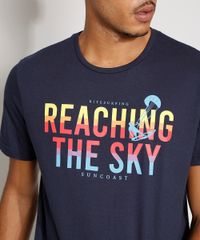 Camiseta-Masculina-Manga-Curta--Reaching-The-Sky--Gola-Careca-Azul-Marinho-9977440-Azul_Marinho_5