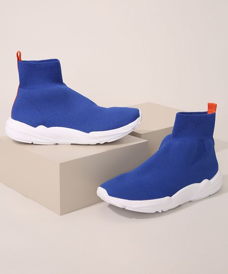 Tenis-Masculino-Esportivo-Ace-Knit-Cano-Alto-Azul-9986183-Azul_1 Tenis-Masculino-Esportivo-Ace-Knit-Cano-Alto-Azul-9986183-Azul_1
