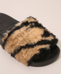 Chinelo-Slide-Infantil-Molekinha-em-Pelucia-Estampado-Animal-Print-Tigre-Preto-9986819-Preto_3