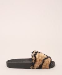 Chinelo-Slide-Infantil-Molekinha-em-Pelucia-Estampado-Animal-Print-Tigre-Preto-9986819-Preto_5
