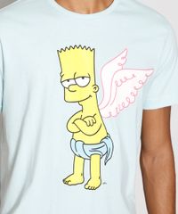 Camiseta-Masculina-Manga-Curta-Bart-Simpson-Cupido-Gola-Careca-Verde-Claro-9982588-Verde_Claro_6
