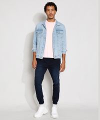 Camiseta-Masculina-Manga-Curta-Basica-Gola-Careca-Rosa-Claro-8472740-Rosa_Claro_3