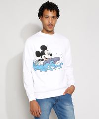 Blusa-de-Moletom-Masculina-Mickey-Surfando-Gola-Careca-Branca-9973181-Branco_1