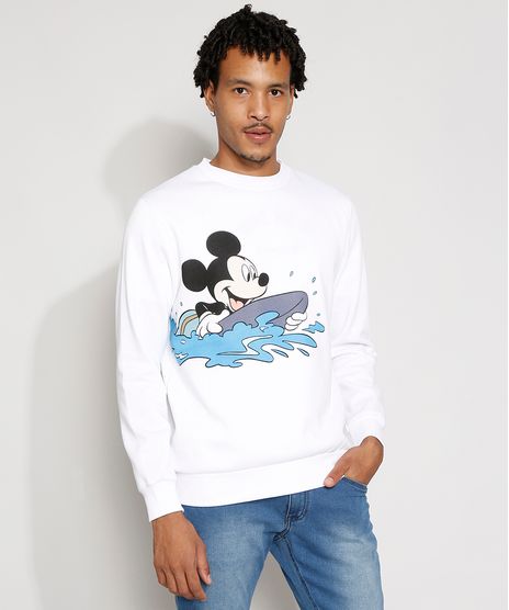 Blusa-de-Moletom-Masculina-Mickey-Surfando-Gola-Careca-Branca-9973181-Branco_1