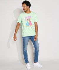Camiseta-Masculina-Manga-Curta-Tias-Solteironas-Os-Simpsons-Gola-Careca-Verde-9978105-Verde_3