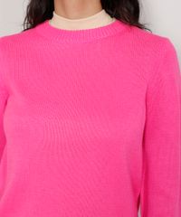 Sueter-de-Trico-Feminino-Decote-Redondo-Pink-9823177-Pink_6