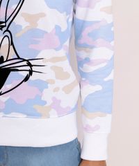 Blusa-de-Moletom-Feminina-Pernalonga-Flocada-Camuflada-Decote-Redondo-Off-White-9982363-Off_White_6
