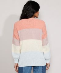 Cardigan-de-Trico-Feminino-Listrado-com-Lurex-Multicor-9975421-Multicor_2
