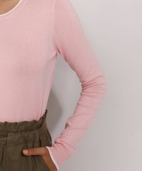 Sueter-de-Trico-Feminino-Basico-Bicolor-Decote-Redondo-Rosa-Claro-9325451-Rosa_Claro_5