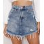 Saia-Jeans-Feminina-Curta-Destroyed-Marmorizada-com-Respingos-e-Barra-Desfiada-Azul-Medio-9985896-Azul_Medio_1
