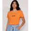 Camiseta-Feminina-Manga-Curta--Go-Slow--Flocada-Decote-Redondo-Laranja-9957948-Laranja_1