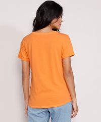 Camiseta-Feminina-Manga-Curta--Go-Slow--Flocada-Decote-Redondo-Laranja-9957948-Laranja_4