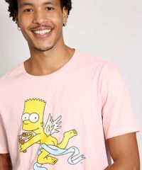 Camiseta-Masculina-Manga-Curta-Bart-Simpson-Cupido-Gola-Careca-Rosa-Claro-9978109-Rosa_Claro_5