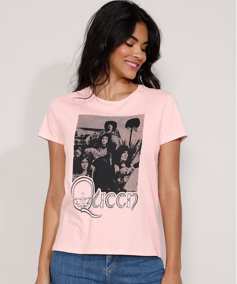 Camiseta-Feminina-Manga-Curta-da-Banda-Queen-Decote-Redondo-Rosa-Claro-9979599-Rosa_Claro_1