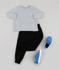 Camiseta-Infantil-Manga-Longa-Basica-com-Bolso-Cinza-Mescla-9429787-Cinza_Mescla_3