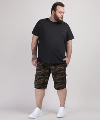 Bermuda-Masculina-Plus-Size-Cargo-Estampada-Camuflada-Marrom-9951179-Marrom_3