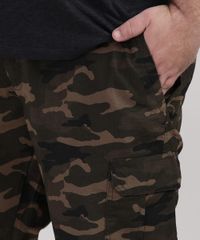 Bermuda-Masculina-Plus-Size-Cargo-Estampada-Camuflada-Marrom-9951179-Marrom_4