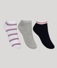 Kit-de-3-Meias-Femininas-Cano-Baixo-Listradas-Multicor-9983280-Multicor_1