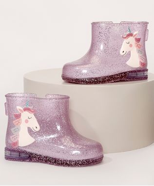 Galocha-Infantil-com-Glitter-Unicornio-Transparente-9987716-Transparente_1