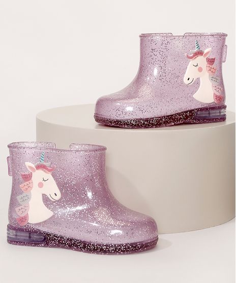 Galocha-Infantil-com-Glitter-Unicornio-Transparente-9987716-Transparente_1