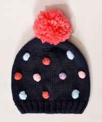 Kit-de-Gorro-Infantil-com-Pompom---Luva-Azul-Marinho-9973194-Azul_Marinho_2