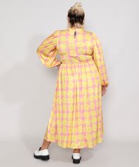 Vestido-Feminino-Plus-Size-Mindset-Midi-Estampado-Floral-Manga-Bufante-Rosa-9991010-Rosa_2