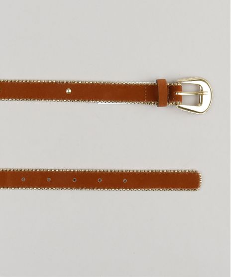 Cinto-Feminino-com-Tachas-em-Suede-Caramelo-9166662-Caramelo_1