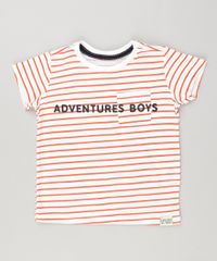 Camiseta-Infantil-Listrada--Adventure-Boys--Manga-Curta-Gola-Careca-em-Algodao---Sustentavel-Off-White-9133453-Off_White_1