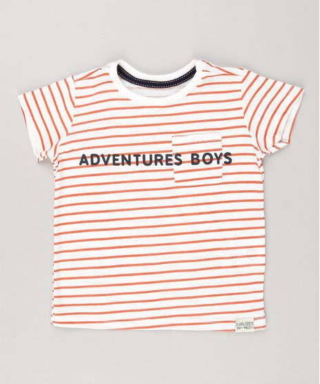 Camiseta-Infantil-Listrada--Adventure-Boys--Manga-Curta-Gola-Careca-em-Algodao---Sustentavel-Off-White-9133453-Off_White_1