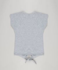 Blusa-Infantil-Cup-Cake-com-Paete-e-No-Manga-Curta-Decote-Redondo-em-Algodao---Sustentavel-Cinza-Mescla-9160822-Cinza_Mescla_2