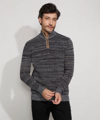 Sueter-de-Trico-Masculino-Listrado-Texturizado-Gola-Alta-Azul-Marinho-9790144-Azul_Marinho_1