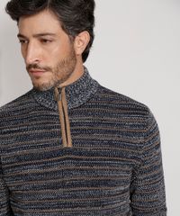Sueter-de-Trico-Masculino-Listrado-Texturizado-Gola-Alta-Azul-Marinho-9790144-Azul_Marinho_5