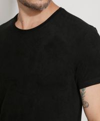 Camiseta-de-Suede-Masculina-Slim-Manga-Curta-Gola-Careca-Preta-9980946-Preto_5
