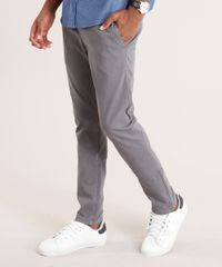 Calca-Masculina-Chino-Skinny-em-Algodao---Sustentavel-Chumbo-9108160-Chumbo_1