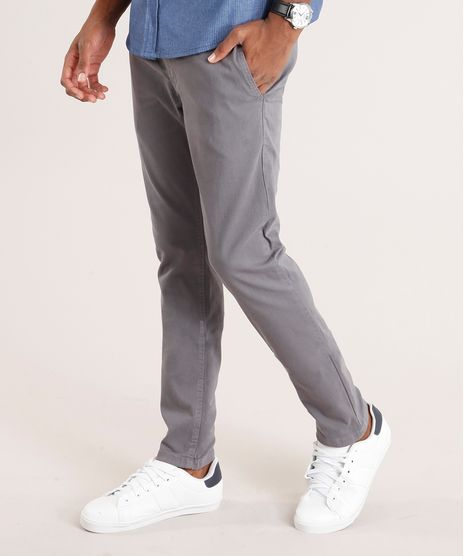 Calca-Masculina-Chino-Skinny-em-Algodao---Sustentavel-Chumbo-9108160-Chumbo_1
