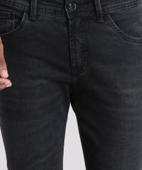 Calca-Jeans-Masculina-Super-Skinny-Cropped-em-Algodao---Sustentavel-Preta-9108173-Preto_4