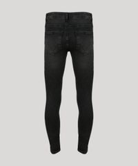 Calca-Jeans-Masculina-Super-Skinny-Cropped-em-Algodao---Sustentavel-Preta-9108173-Preto_6