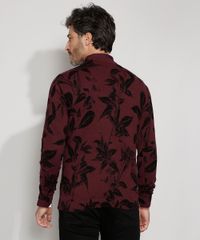 Sueter-de-Trico-Masculino-Estampado-Floral-Gola-Careca-Vinho-9821906-Vinho_2