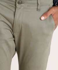 Calca-Masculina-Chino-Slim-em-Algodao---Sustentavel-Verde-Militar-8554815-Verde_Militar_4