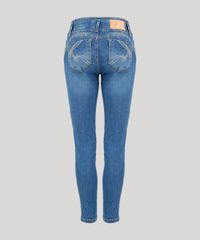 Calca-Jeans-Feminina-Super-Skinny-Modela-Bumbum-Sawary-com-Strass-Azul-Medio-9106140-Azul_Medio_6