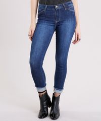 Calca-Jeans-Feminina-Cropped-Sawary-com-Barra-Dobrada-Desfiada-Azul-Escuro-9162716-Azul_Escuro_1