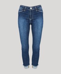 Calca-Jeans-Feminina-Cropped-Sawary-com-Barra-Dobrada-Desfiada-Azul-Escuro-9162716-Azul_Escuro_5