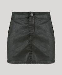 Saia-Feminina-Resinada-com-Botoes-Curta-Preta-9116252-Preto_5