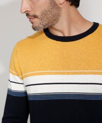 Sueter-de-Trico-Masculino-com-Listras-Gola-Careca-Mostarda-9780953-Mostarda_4