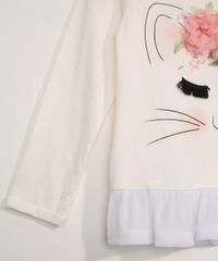 Blusa-Infantil-Manga-Longa-Gatinho-com-Flores-e-Babado-Off-White-9978059-Off_White_4